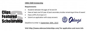 Corban Clips Scholarship 9-18-15