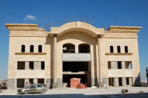 One of two similarly sized buildings that will house JETS—Jordan Evangelical Theological Seminary, led by Dallas Seminary grad Dr. Imad N. Shedaheh. The seminary outrew its former rented location in Amman and is currently moving into this new, multi-million dollar facility. 